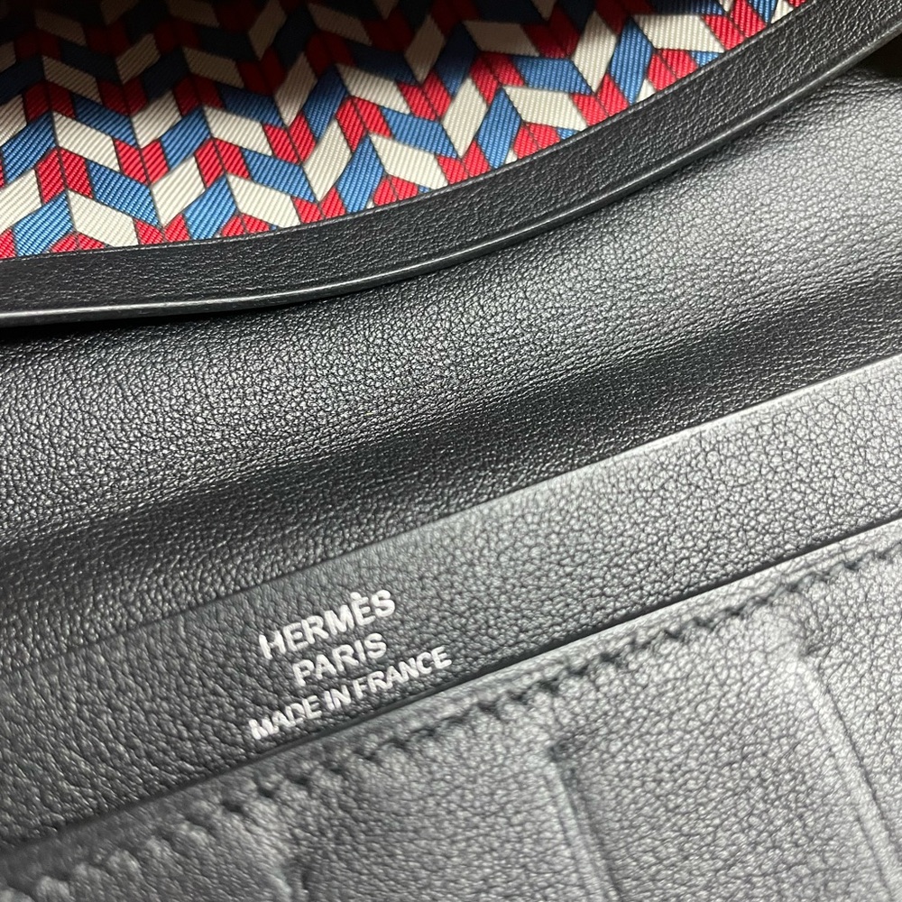 Hermes Mens pocket Checkbook